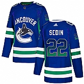 Canucks 22 Daniel Sedini Blue Drift Fashion Adidas Jersey,baseball caps,new era cap wholesale,wholesale hats